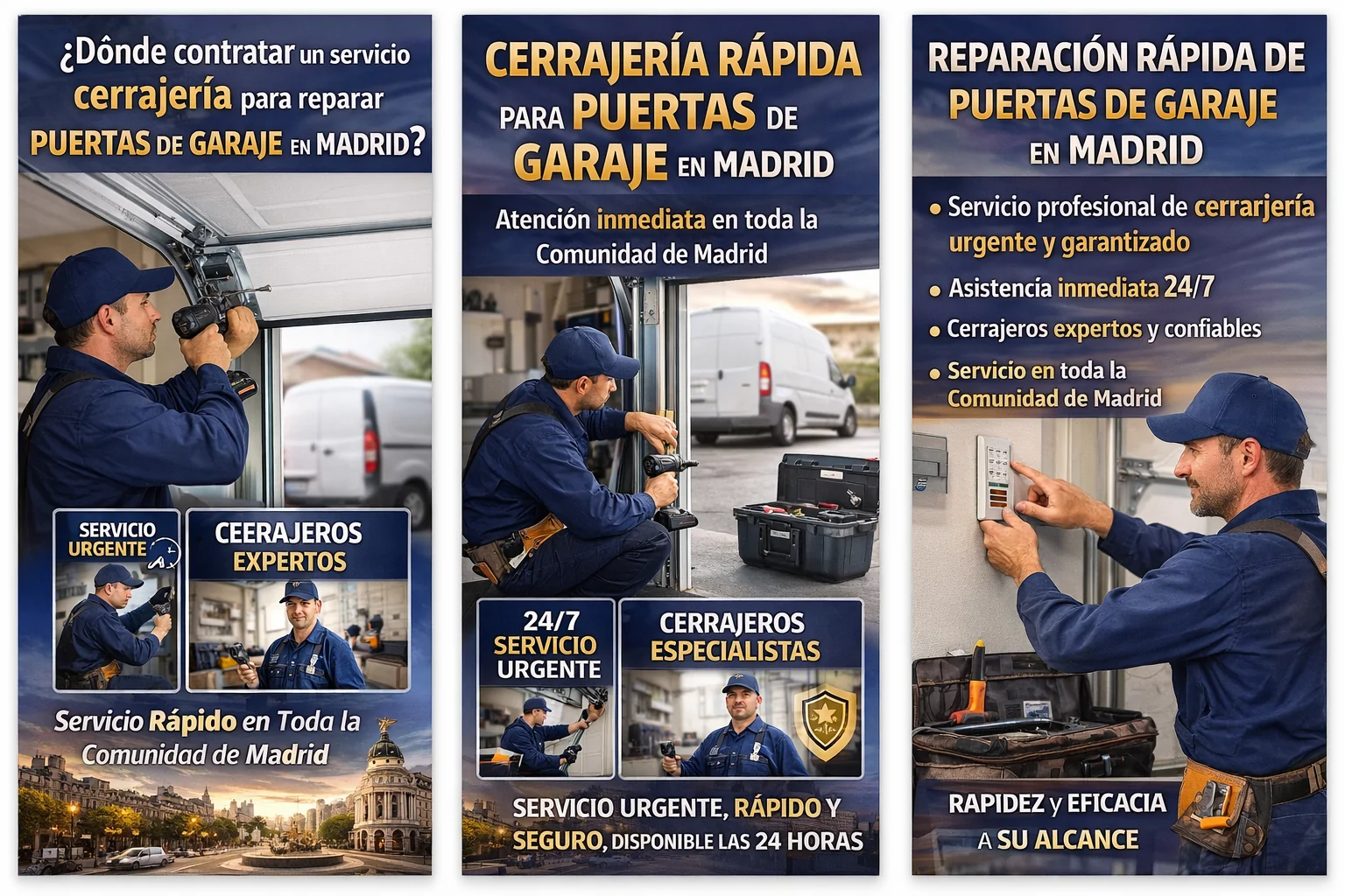 Donde contratar un servicio de cerrajeria para reparar puertas de garaje rapido - &iquest;D&oacute;nde contratar un servicio de cerrajer&iacute;a para reparar puertas de garaje r&aacute;pido en Madrid?